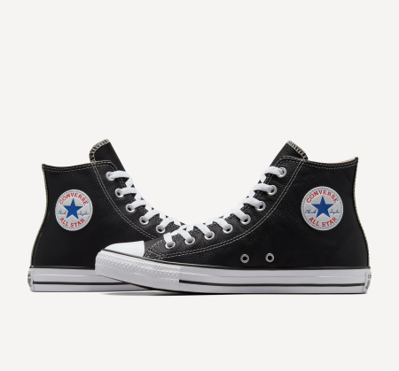 Кеды Chuck Taylor All Star HI Top 132170C (EU 39 USm 6 USw 8 СМ 24.5; черный)
